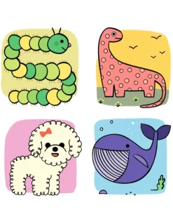 Djeco Apprendre à dessiner Step by step Lama & Co - Clearance