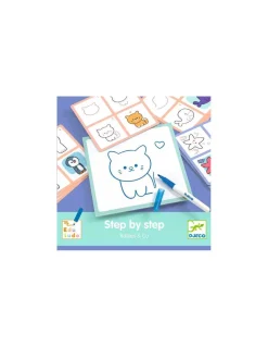 Djeco Apprendre à dessiner Step by step Babies & Co - Sale