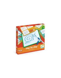 Djeco Apprendre à dessiner Step by step Animals and Co - Outlet