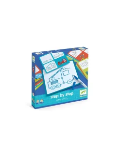 Djeco Apprendre à dessiner Step by step Arthur and Co - Online