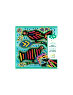 Djeco Art Kuna et fils chenilles Tout doux - Clearance