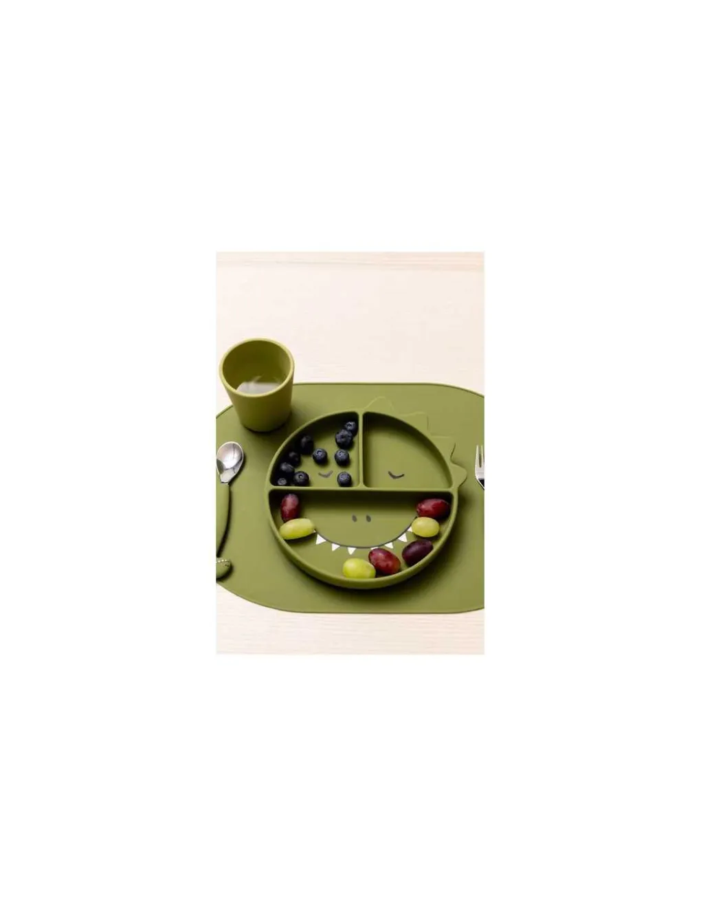 Trixie Assiette à compartiments avec ventouse Dinosaure - Discount