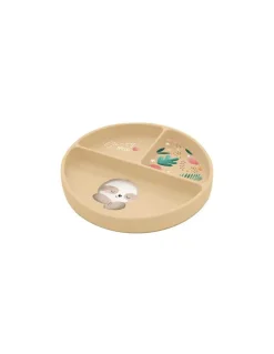 Sassi junior Assiette en silicone Gnawy le paresseux - Sassi Discount