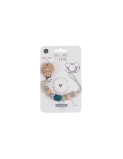Amadeus Les Petits Attache tétine sauge bleu - Clearance