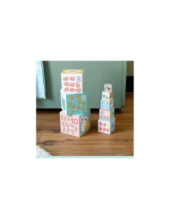 Djeco BabyBloki cubes à empiler - Hot