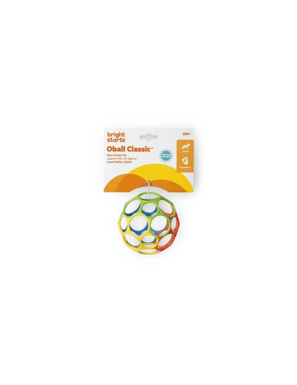Oball Balle souple multicolore - Clearance