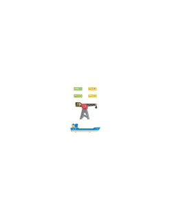 Hape Toys Bateau cargo et grue - Hape Clearance