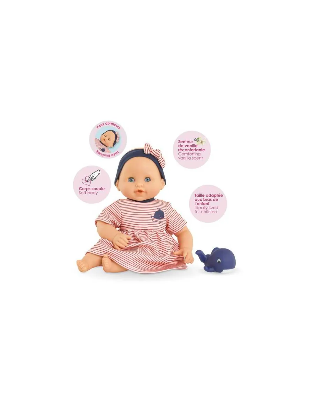 Corolle Bébé bain Calypso baleine - New