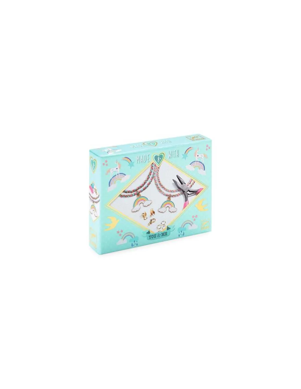 Djeco Bijoux duo bracelets Kumihimo Arc-en-ciel You & Me - Online