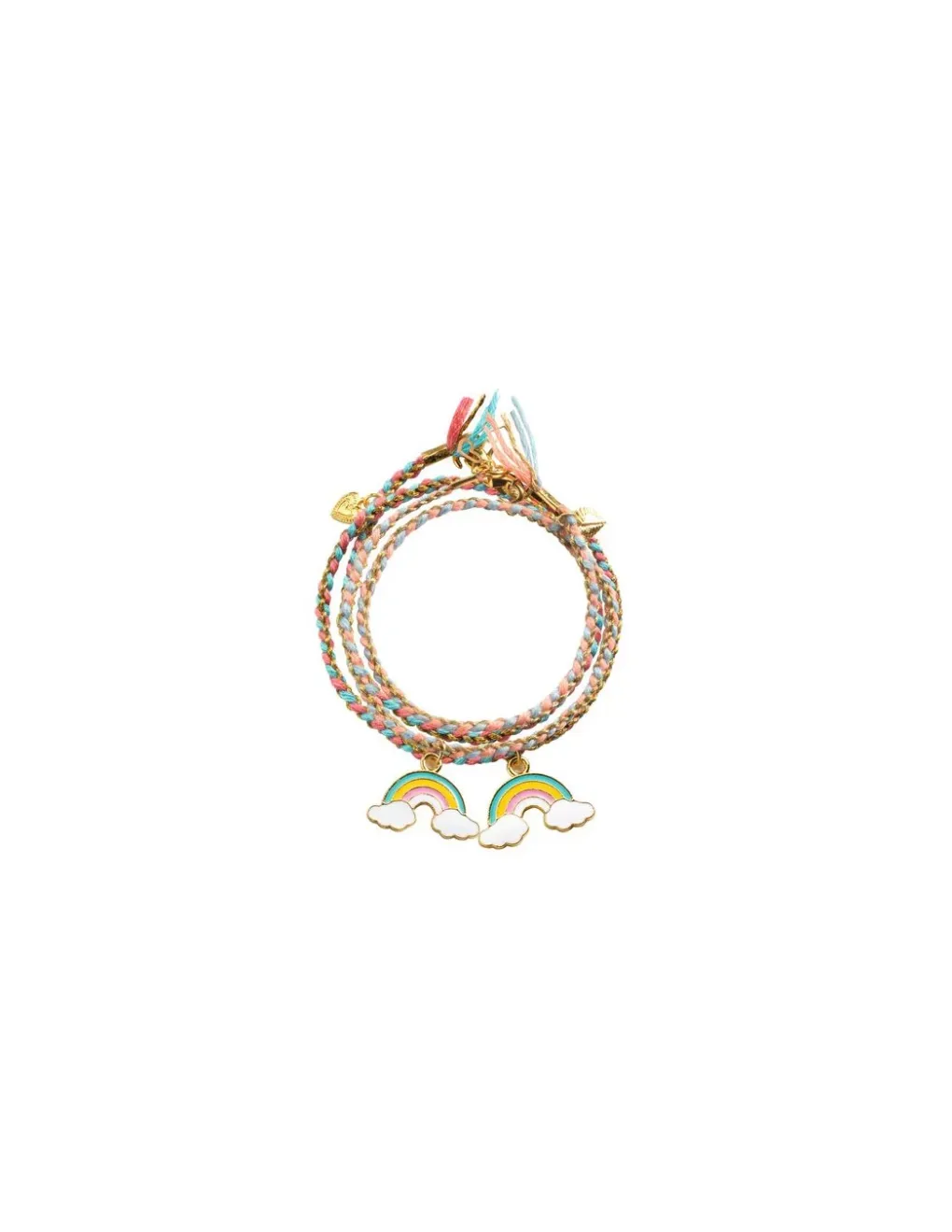 Djeco Bijoux duo bracelets Kumihimo Arc-en-ciel You & Me - Online