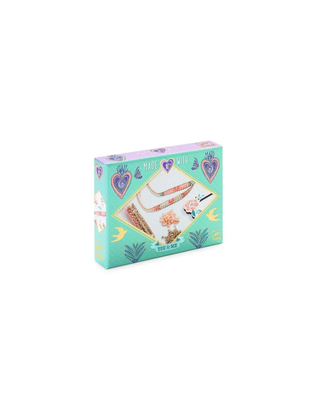 Djeco Bijoux duo bracelets Miyuki et Coeurs - Hot