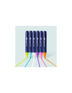 Super Petit Boite 6 feutres effaçables pour vitres et miroirs - Clearance