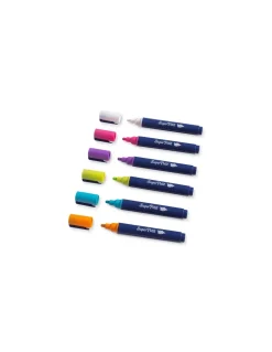Super Petit Boite 6 feutres effaçables pour vitres et miroirs - Clearance