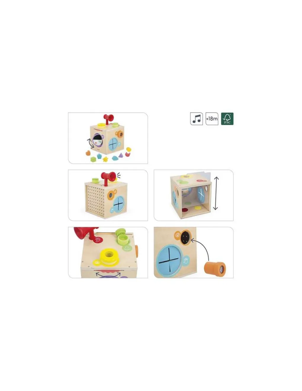 Janod Boite sensorielle - Discount