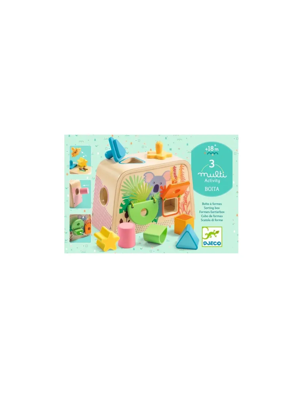 Djeco Boîte à forme Multi Boita - Discount