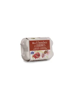 Moulin Roty Boîte à oeufs 6 bombes à graines Le jardin du Moulin - Discount