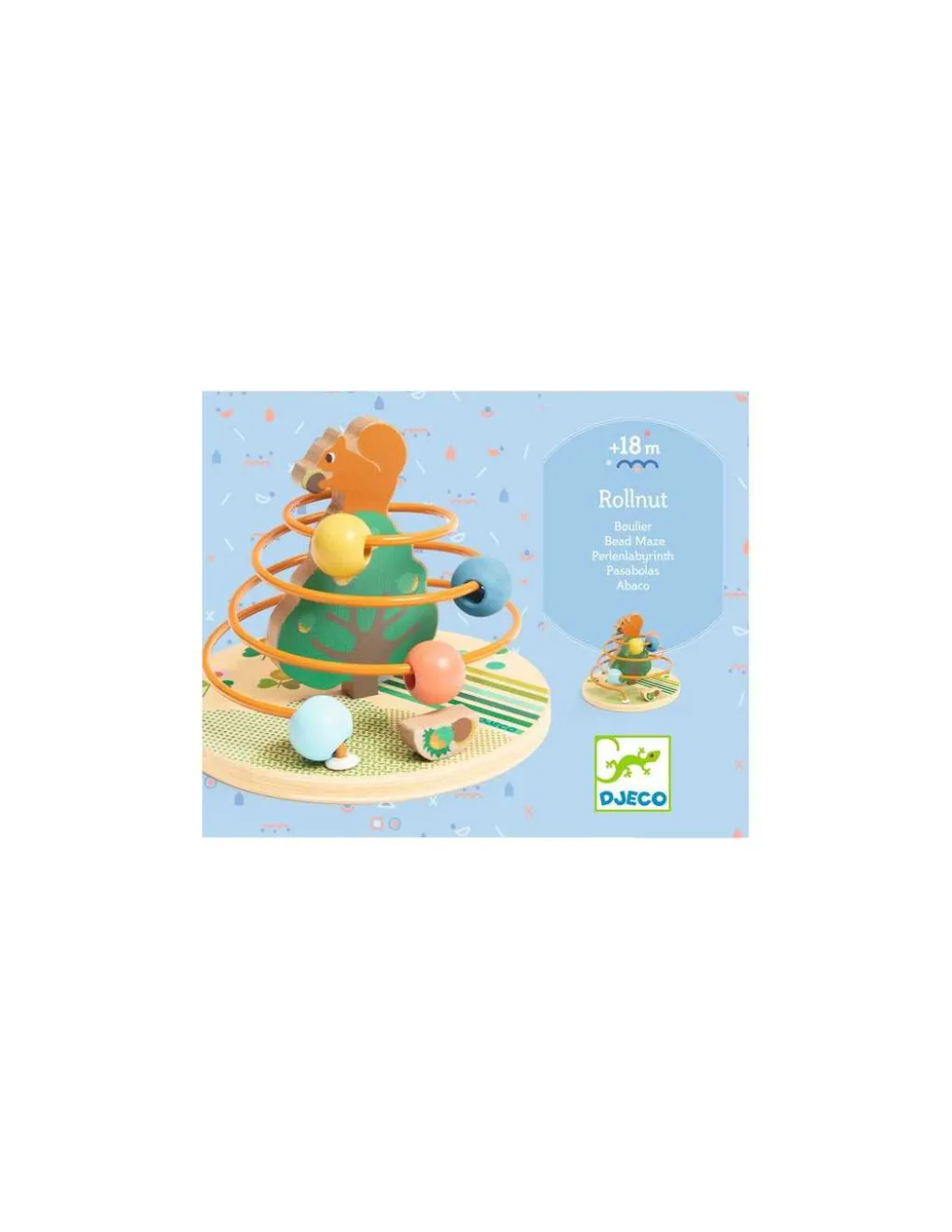 Djeco Boulier en bois RollNut - Outlet