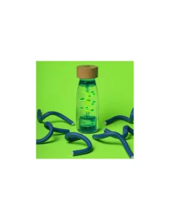 Petit Boum Bouteille sensorielle Move Spirale bleue - Hot