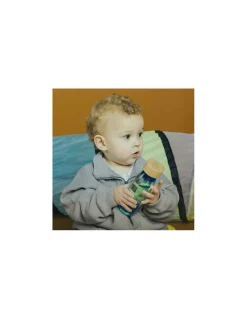 Petit Boum Bouteille sensorielle Move Spirale bleue - Hot