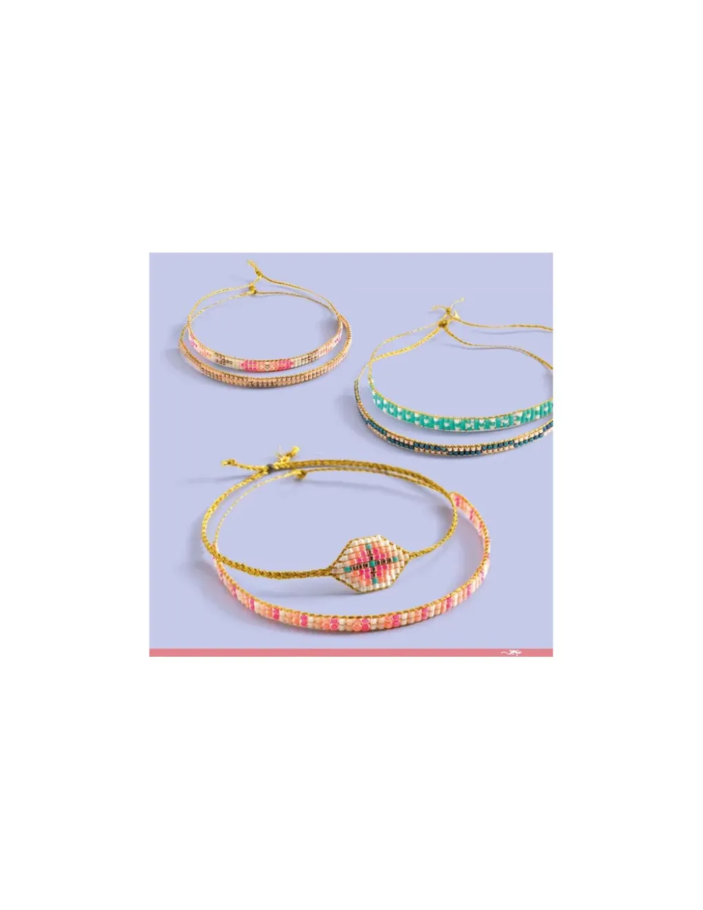 Djeco Bracelets et métier à tisser minuscules - New
