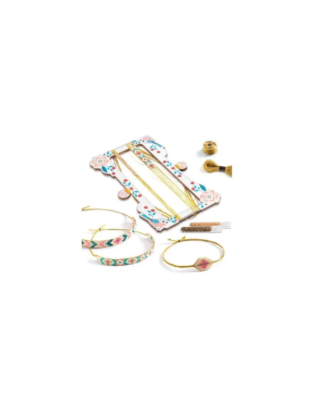 Djeco Bracelets et métier à tisser minuscules - New