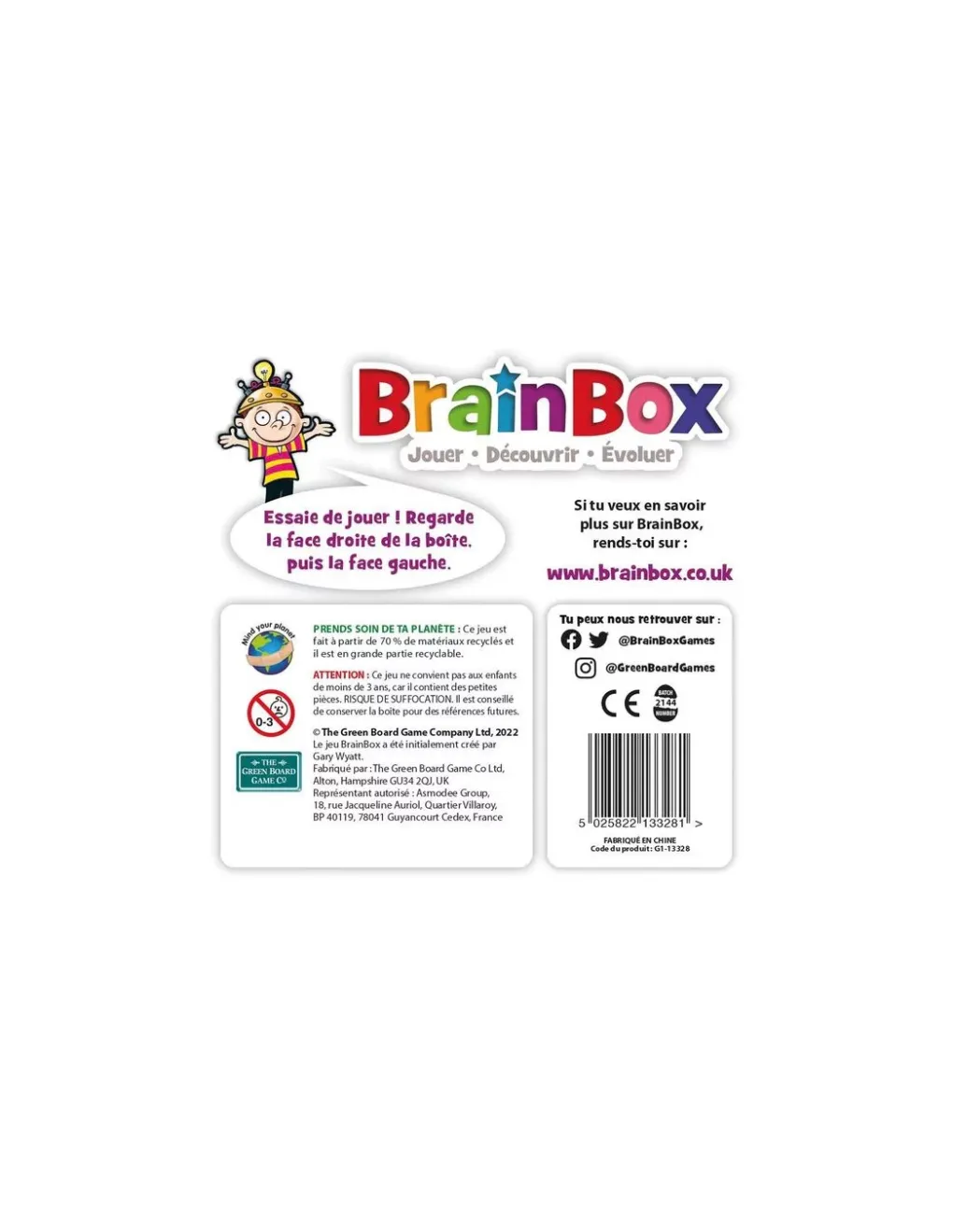 Asmodee Brainbox les contraires Hot