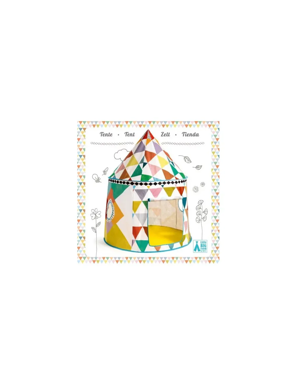 Little Big Room by Djeco Cabane multicolore - Djeco Best