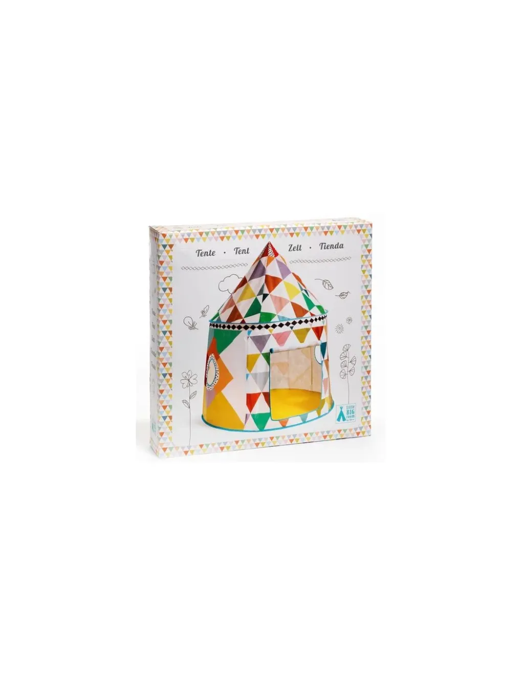 Little Big Room by Djeco Cabane multicolore - Djeco Best