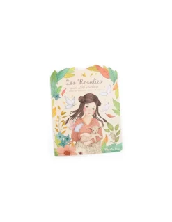 Moulin Roty Cahier de coloriage et stickers Les Rosalies - Outlet
