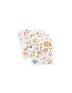 Moulin Roty Cahier de coloriage et stickers Les Rosalies - Outlet