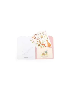 Moulin Roty Cahier de coloriage et stickers Les Rosalies - Outlet