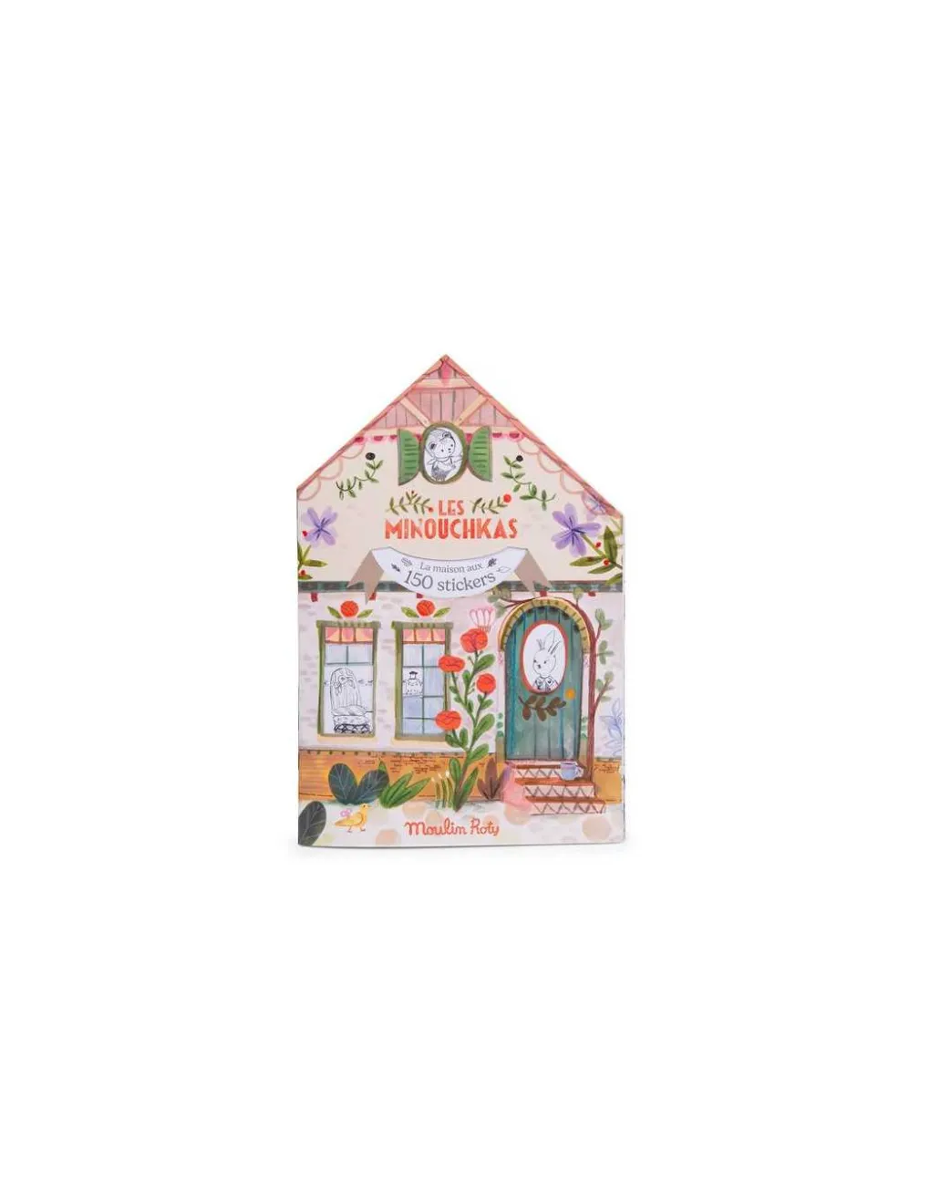 Moulin Roty Cahier de coloriage et stickers Les Minouchkas - Online