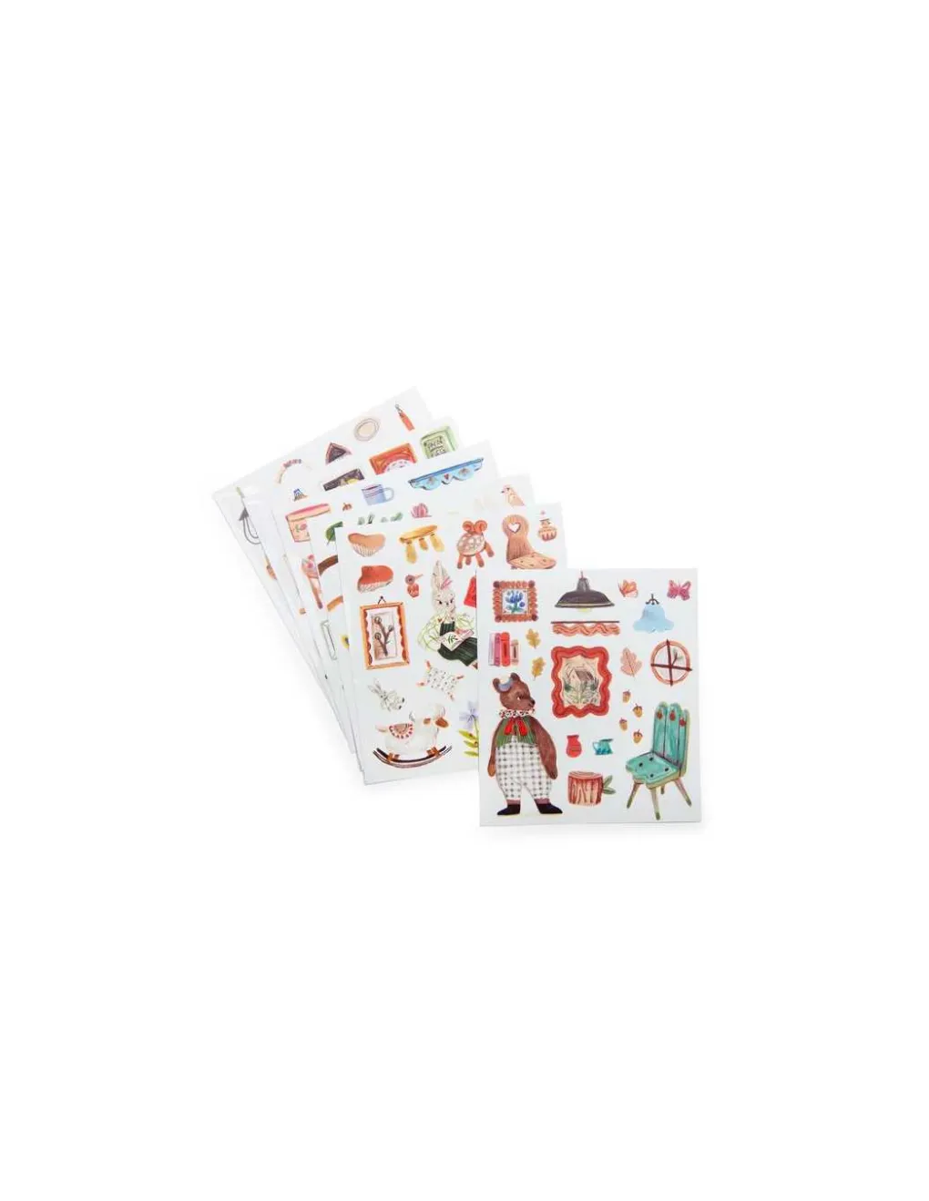 Moulin Roty Cahier de coloriage et stickers Les Minouchkas - Online