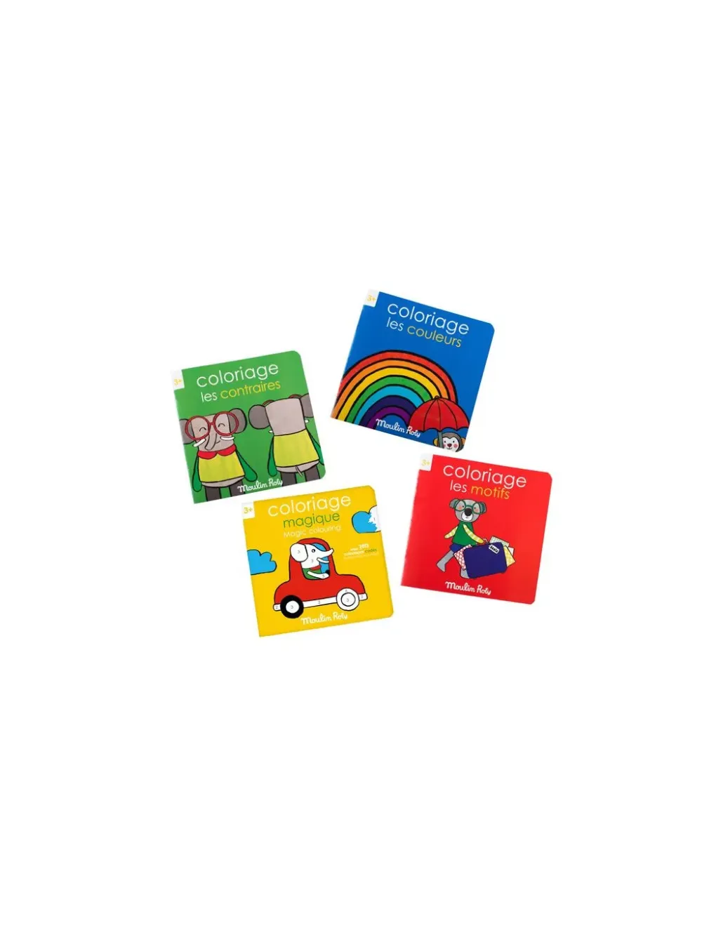 Moulin Roty Cahier de coloriage les couleurs les Popipop - Best
