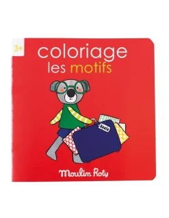 Moulin Roty Cahier de coloriage les motifs les Popipop - Sale