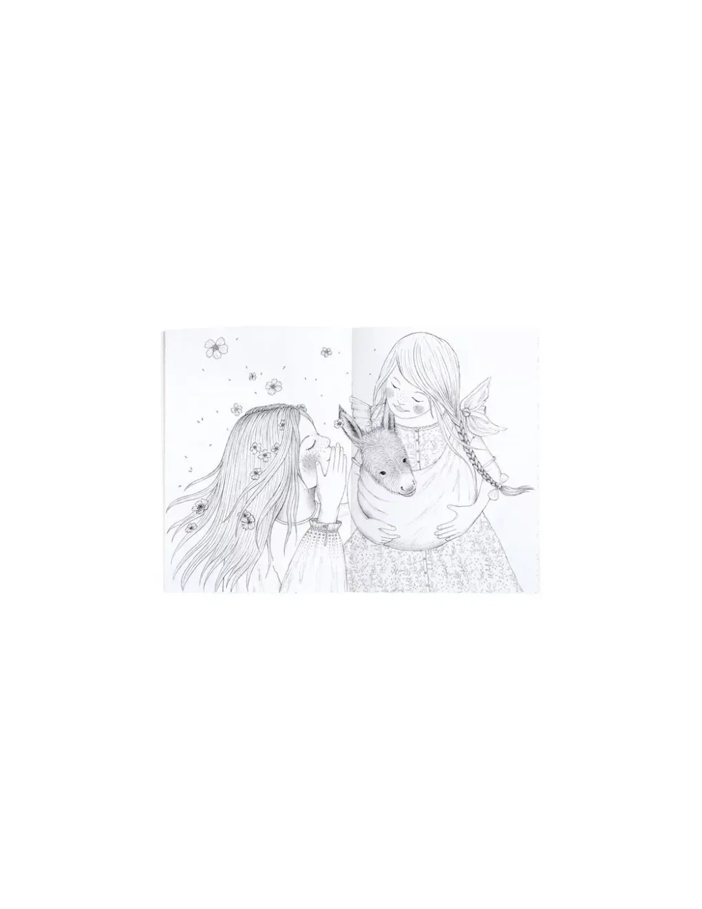 Moulin Roty Cahier de coloriage Les Rosalies - New