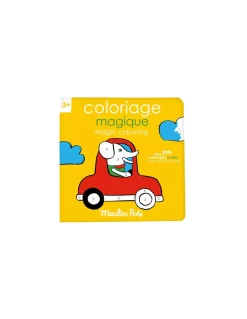 Moulin Roty Cahier de coloriages magiques les Popipop - Discount