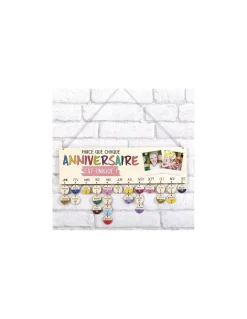 Graine Creative Calendrier des anniversaires en bois - Graine créative Outlet