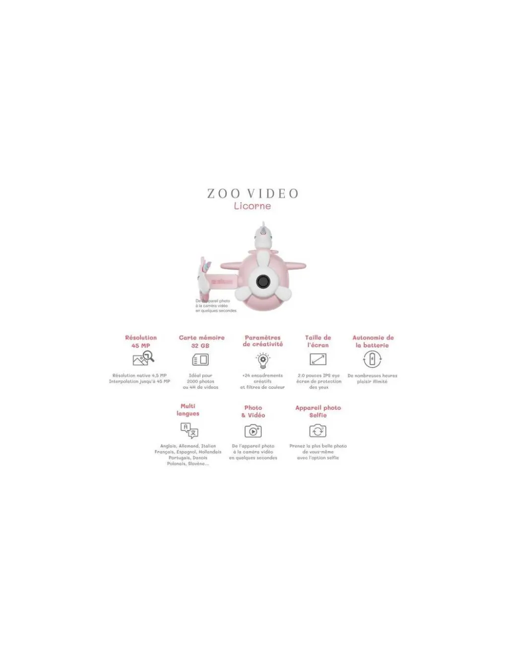 The Zoofamily Camera Licorne Zoo Video - Online