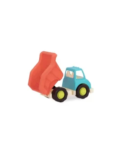 B.Toys Camion benne rouge et bleu - Sale