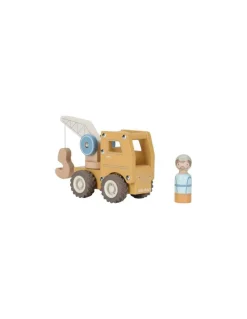 Little Dutch Camion grue en bois - Best