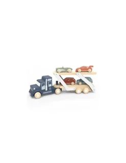Speedy Monkey Camion transporteur en bois - Discount