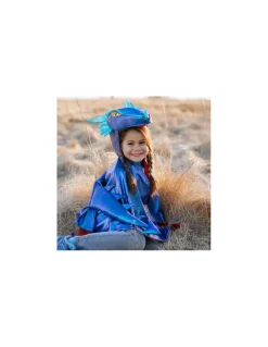 Great Pretenders Cape de dragon bleu irisé 4-6 ans - Sale