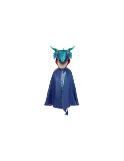 Great Pretenders Cape de dragon bleu irisé 4-6 ans - Sale