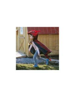 Great Pretenders Cape de dragon rouge irisé 4-6 ans - New