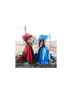 Great Pretenders Cape de dragon rouge irisé 4-6 ans - New