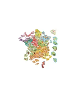 Jeujura Carte de France magnétique - Sale