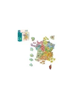 Jeujura Carte de France magnétique - Sale