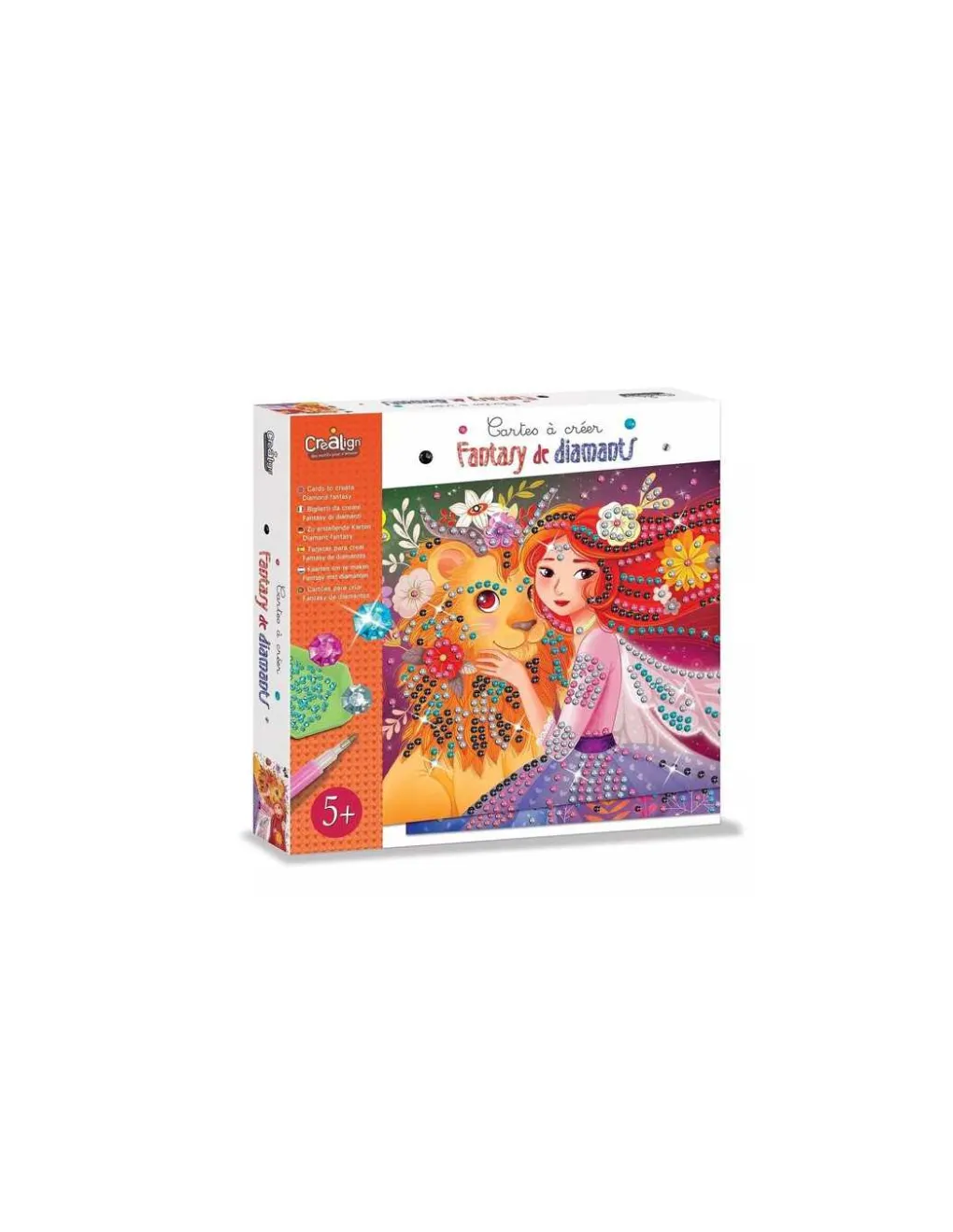 Crea Lign’ Cartes à créer Fantasy de diamants - CréaLign' Online