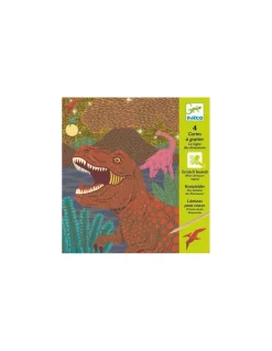 Djeco Cartes à gratter dinosaures - New